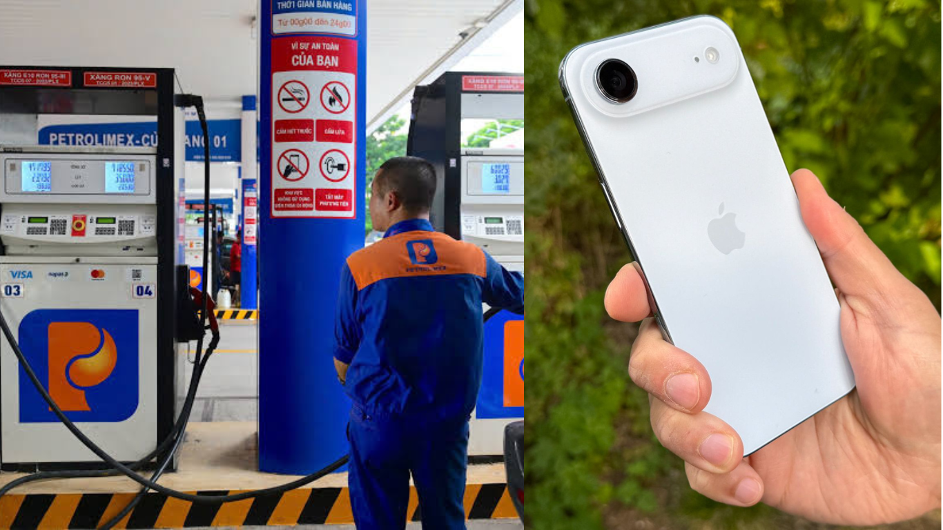 Gi&aacute; xăng dầu h&ocirc;m nay 18/8 giảm s&acirc;u từ đỉnh, E10 giảm gần 10.000 đồng, gi&aacute; iPhone Air rẻ kỷ lục