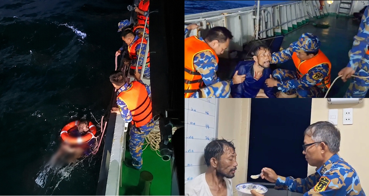 Ngư d&acirc;n An Giang sống s&oacute;t thần kỳ sau 4 ng&agrave;y tr&ocirc;i dạt tr&ecirc;n biển, kh&ocirc;ng nhớ bị rơi từ t&agrave;u c&aacute; n&agrave;o