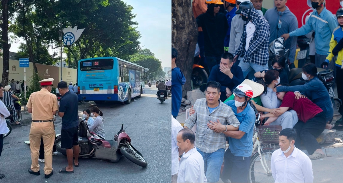 Th&ocirc;ng tin ch&iacute;nh thức vụ b&eacute; 5 tuổi tử vong tại chỗ sau va chạm với xe bu&yacute;t, người th&acirc;n kh&oacute;c ngất ở hiện trường