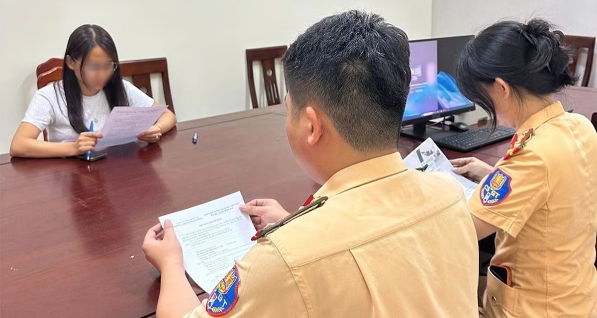 Nghệ An: C&ocirc; g&aacute;i l&ecirc;n mạng khoe &lsquo;đ&uacute;t l&oacute;t&rsquo; để đỗ thực h&agrave;nh l&aacute;i xe, c&ocirc;ng an v&agrave;o cuộc ph&aacute;t hiện sự thật kh&oacute; ngờ