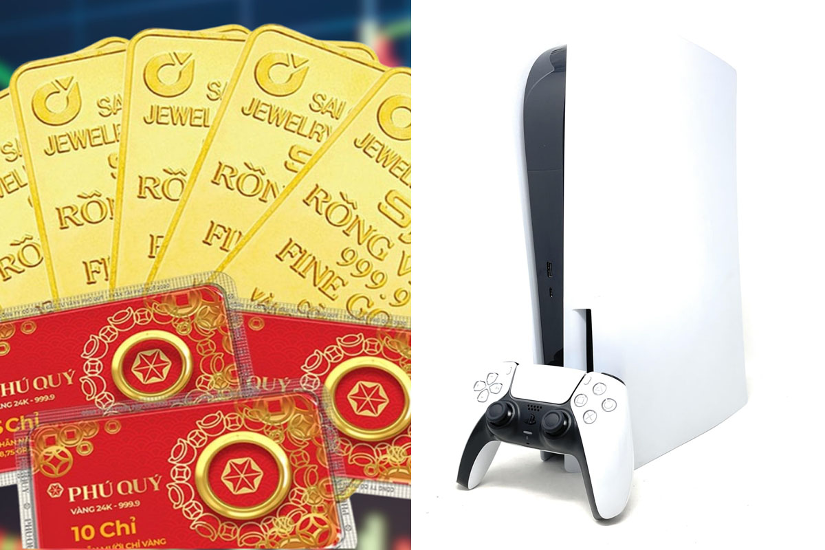 Gi&aacute; v&agrave;ng ng&agrave;y 18/8: Diễn biến thất thường trong phi&ecirc;n s&aacute;ng, m&aacute;y chơi game PS5 ch&iacute;nh h&atilde;ng gi&aacute; c&oacute; ưu đ&atilde;i?