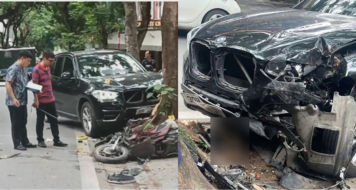 Nguy&ecirc;n nh&acirc;n vụ tai nạn xe BMW li&ecirc;n quan &ocirc;ng Nguyễn Sỹ Cương ở đường Nguyễn Huy Tự