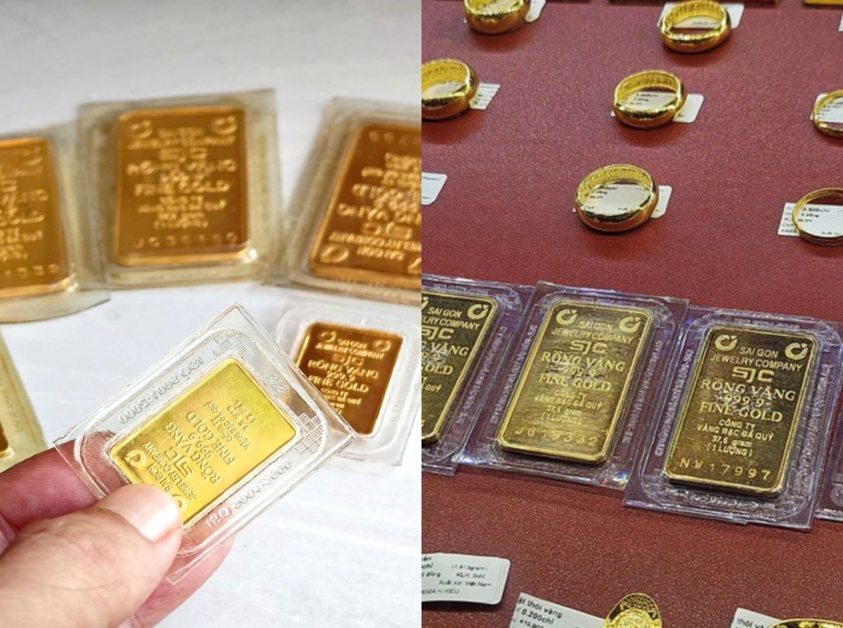 Gi&aacute; v&agrave;ng h&ocirc;m nay 19/8 mới nhất: SJC v&agrave; nhẫn trơn giảm tới 1,6 triệu đồng/lượng, liệu c&ograve;n giảm tiếp?