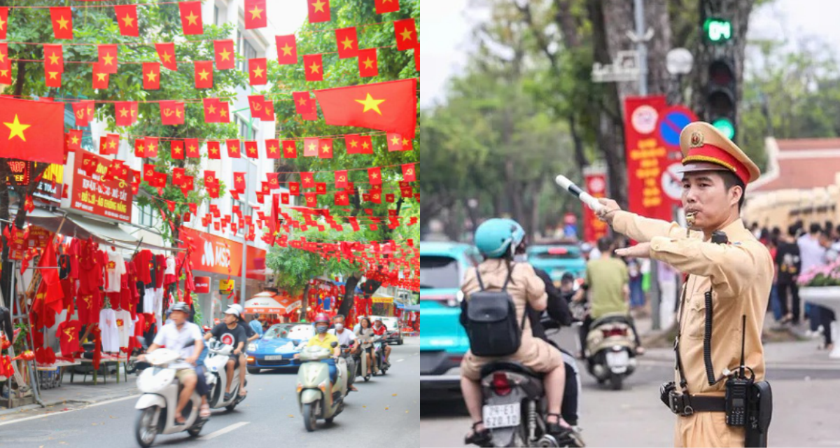 H&agrave; Nội ph&acirc;n luồng giao th&ocirc;ng dịp lễ Quốc kh&aacute;nh từ 29/8 đến 2/9: Chi tiết loạt tuyến đường thay thế!