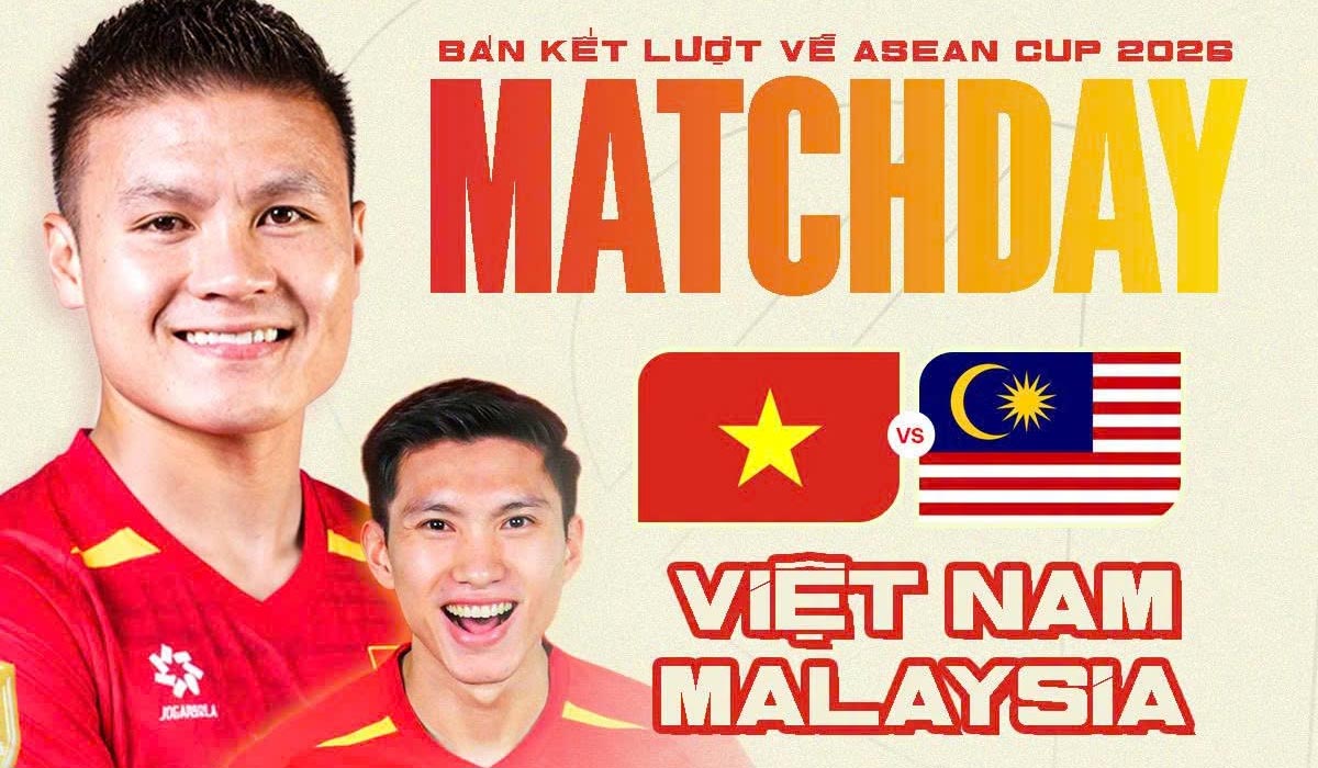 VTV3 VTVGo trực tiếp b&oacute;ng đ&aacute; Việt Nam vs Malaysia 20h ng&agrave;y 19/8 - Link xem trực tiếp AFF Cup 2026