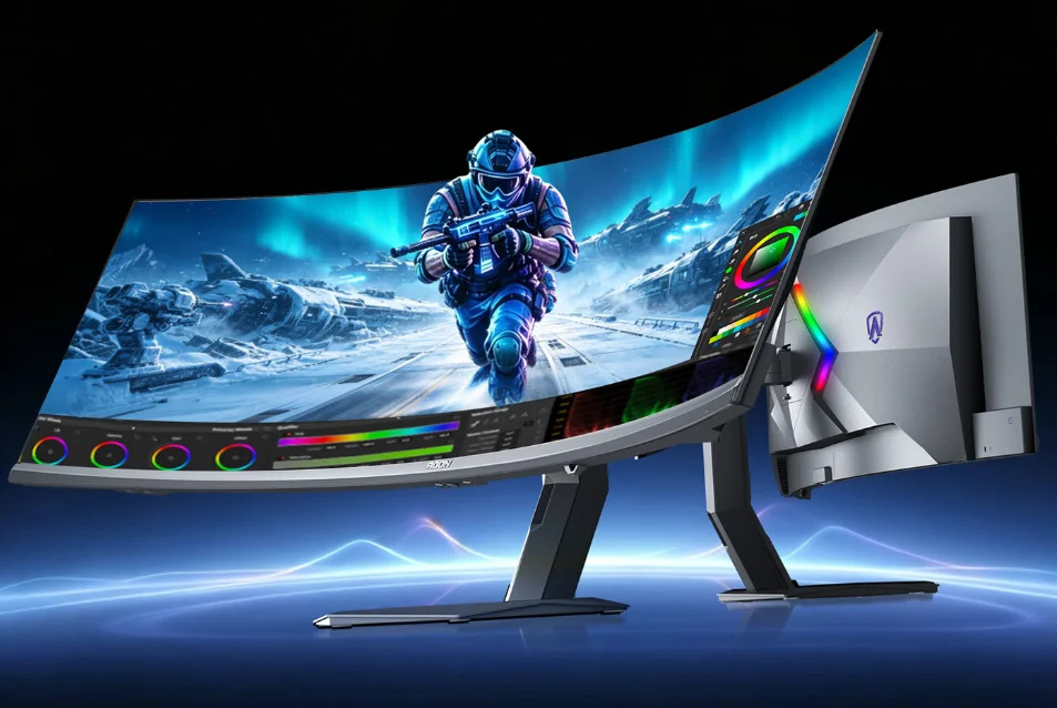 Đ&acirc;y l&agrave; m&agrave;n h&igrave;nh gaming AOC QD-OLED k&iacute;ch cỡ khủng nhất từ trước tới nay, tần số qu&eacute;t 240Hz
