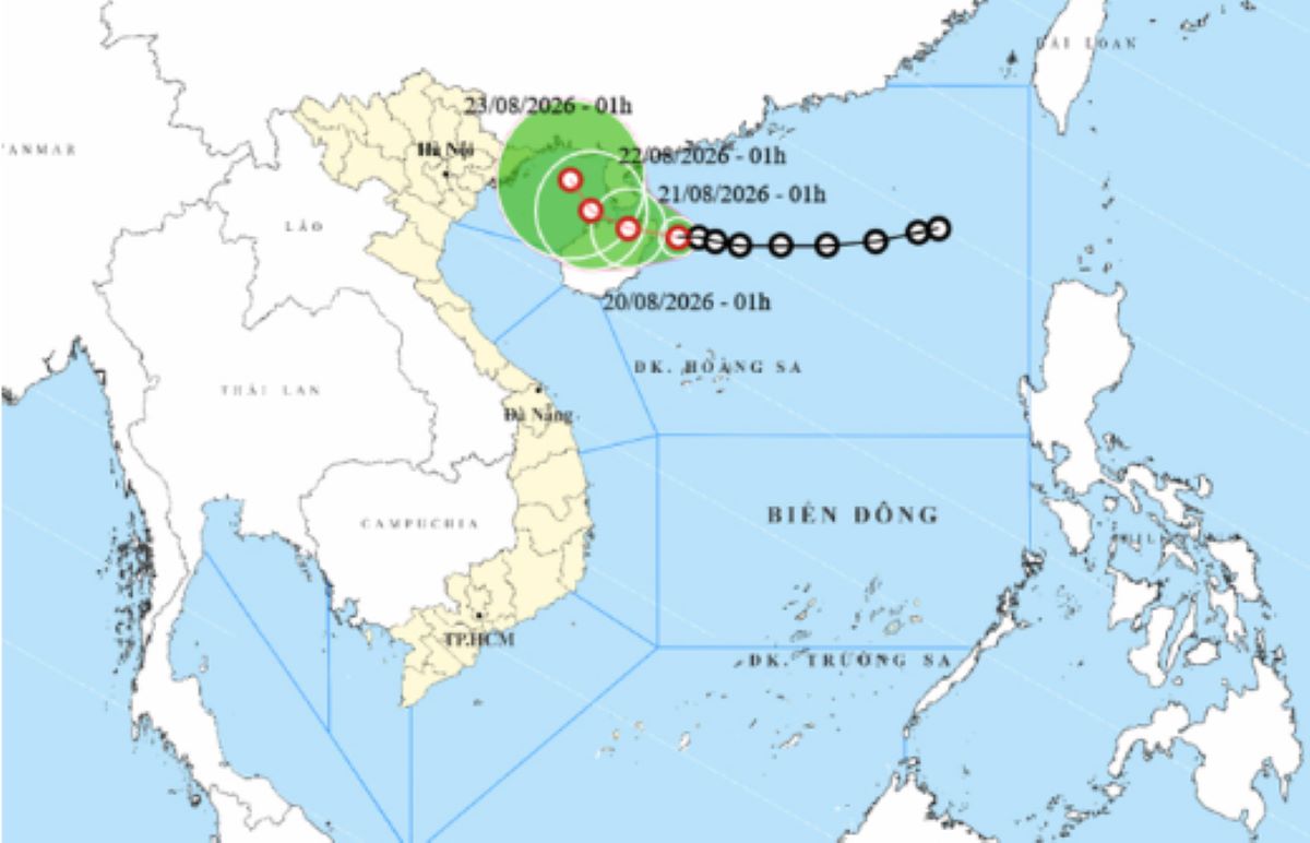 &Aacute;p thấp nhiệt đới c&oacute; thể mạnh l&ecirc;n cấp 7 giật cấp 9, cảnh b&aacute;o mưa lớn tại c&aacute;c tỉnh th&agrave;nh sau đ&acirc;y