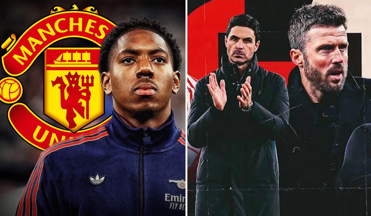 HLV Carrick đấu tr&iacute; với Arsenal, Man United chốt thời điểm chi&ecirc;u mộ bom tấn Lewis-Skelly?