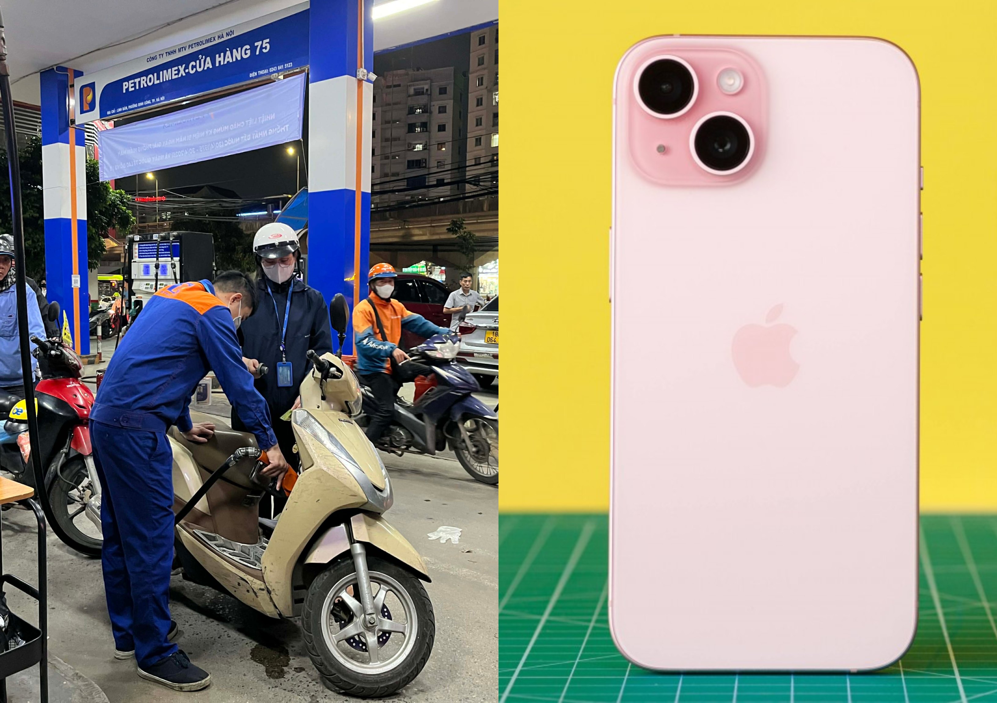 Gi&aacute; xăng dầu chiều nay 20/8: Tăng đồng loạt, xăng E10 tăng 550 đồng, dầu tăng 1.310 đồng, iPhone 15 vẫn rẻ