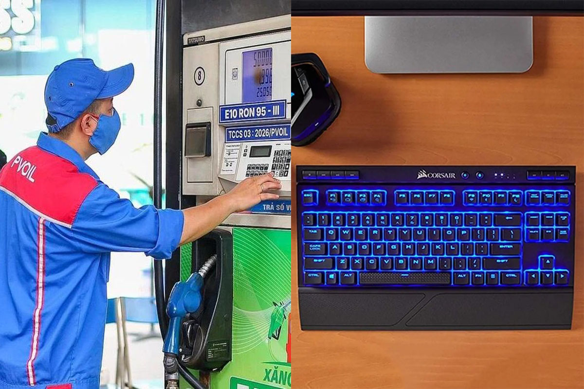 Bảng gi&aacute; xăng ng&agrave;y 22/8: Xăng E5, E10 vẫn gần mốc 21.000 đồng, b&agrave;n ph&iacute;m gaming Corsair gi&aacute; ra sao?