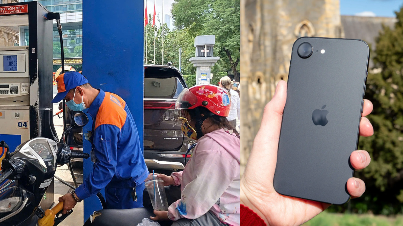 Gi&aacute; xăng dầu h&ocirc;m nay trưa 21/8 chỉ từ 17.689 đồng, E10 rẻ hơn đỉnh 8.752 đồng, iPhone 16e giảm s&acirc;u