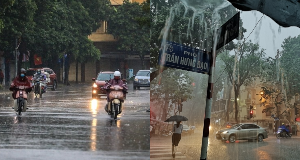 Tin thời tiết H&agrave; Nội mới nhất: Mưa lớn k&eacute;o d&agrave;i đến 23/8, cảnh b&aacute;o nguy cơ ngập &uacute;ng v&agrave; lốc s&eacute;t
