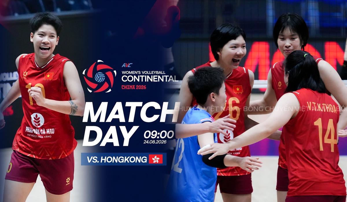 Lịch thi đấu b&oacute;ng chuyền h&ocirc;m nay 24/8: Tuyển b&oacute;ng chuyền nữ Việt Nam vượt kh&oacute; trước Hong Kong (TQ)