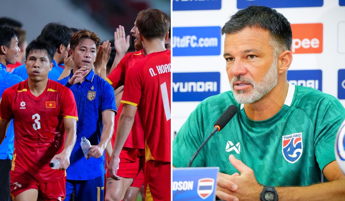 Tuy&ecirc;n bố cứng trước trận t&aacute;i đấu ĐT Việt Nam, HLV Th&aacute;i Lan g&acirc;y tranh c&atilde;i khi coi nhẹ AFF Cup 2026?