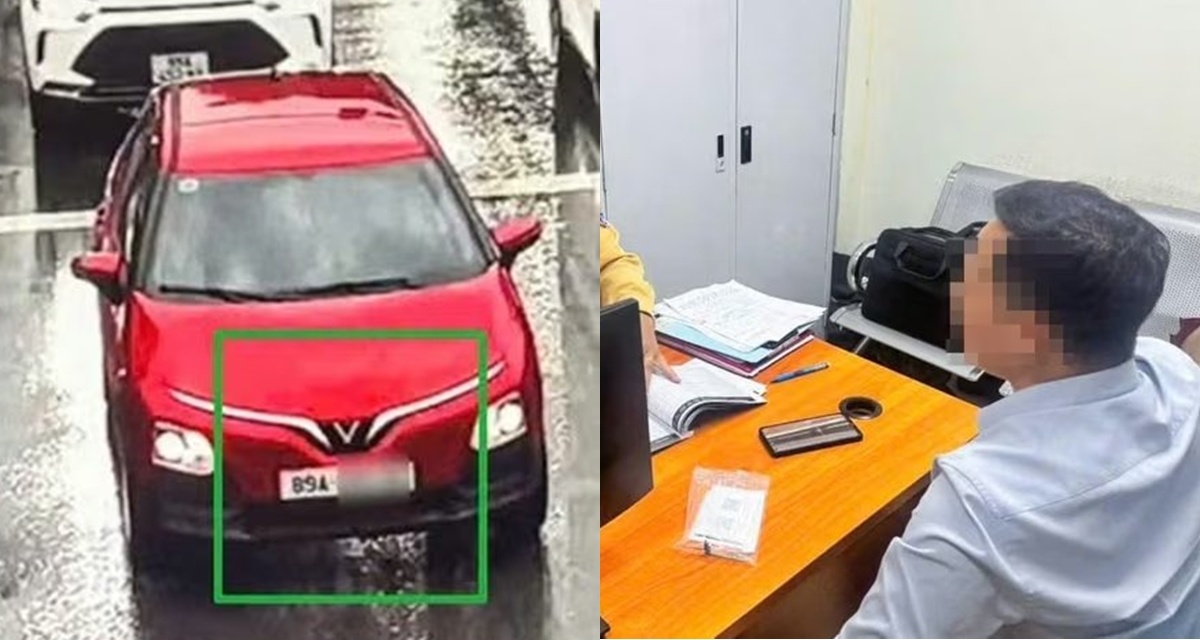 T&igrave;m ra chiếc xe lắp 2 biển số ở H&agrave; Nội: T&agrave;i xế th&uacute; nhận mục đ&iacute;ch, ch&iacute;nh thức nhận &aacute;n phạt
