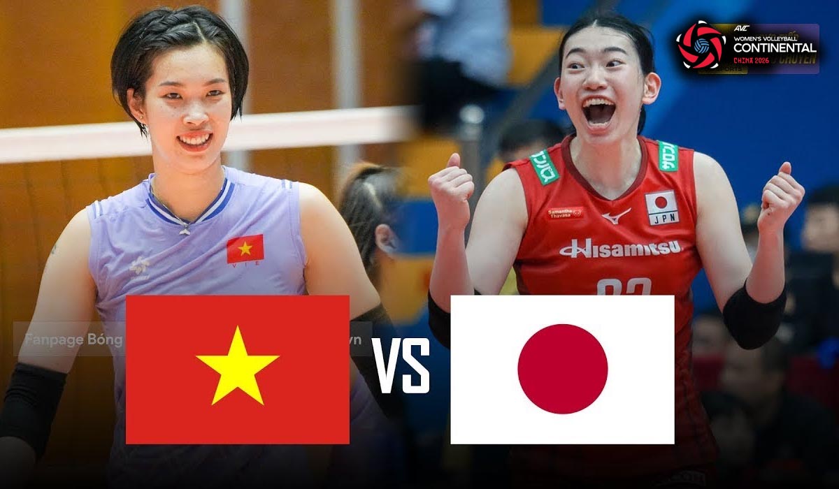 Xem trực tiếp b&oacute;ng chuyền nữ Việt Nam vs Nhật Bản ở đ&acirc;u, k&ecirc;nh n&agrave;o? Link xem trực tiếp AVC Championship 2026