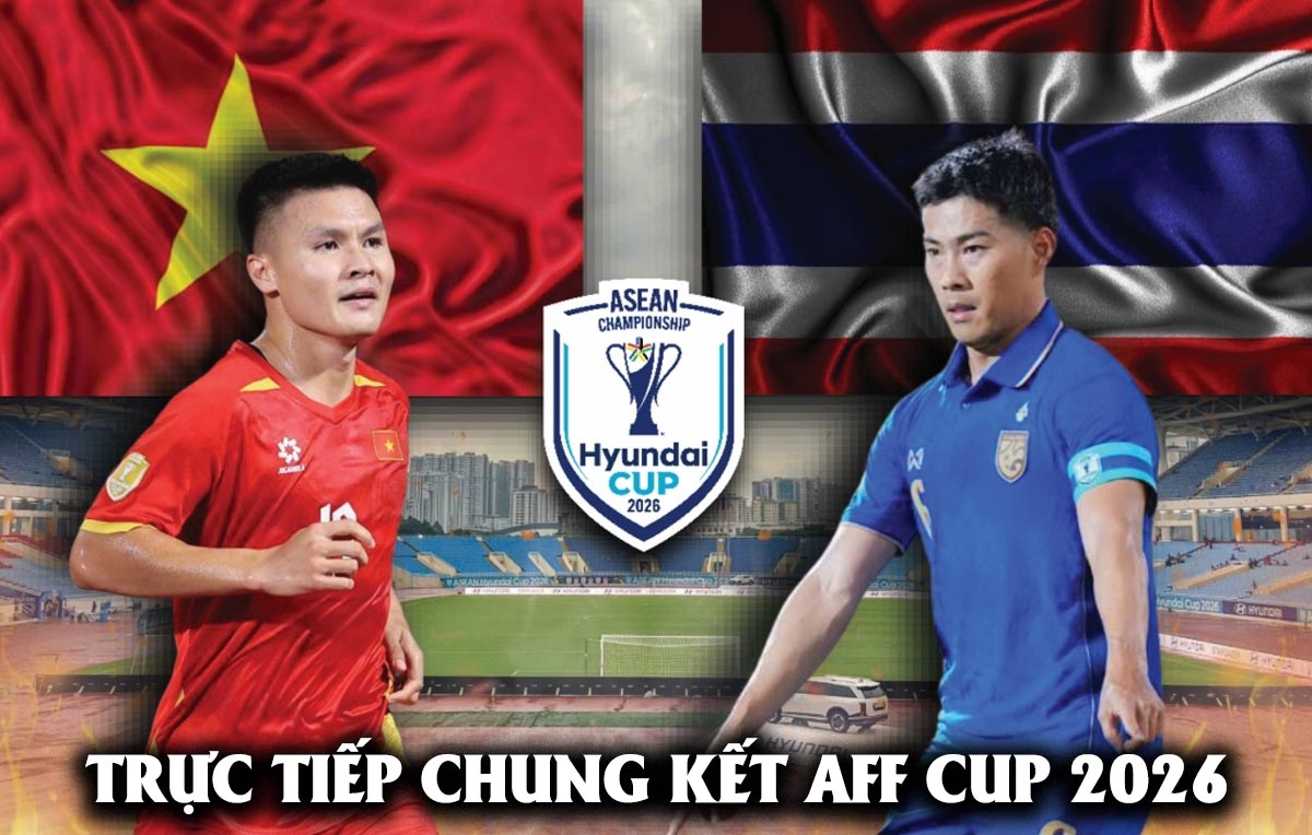 VTV3 VTVGo trực tiếp b&oacute;ng đ&aacute; Việt Nam vs Th&aacute;i Lan 20h ng&agrave;y 26/8 - Link xem trực tiếp AFF Cup 2026