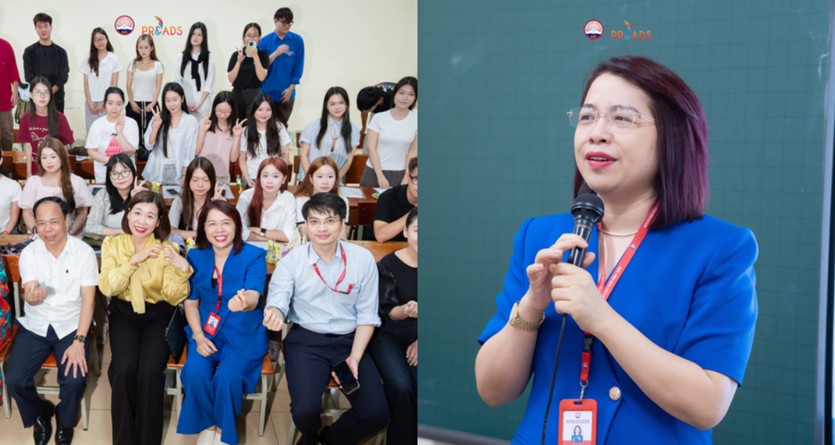 Tiếp sinh kho&aacute; mới Khoa Quan hệ c&ocirc;ng ch&uacute;ng v&agrave; Quảng c&aacute;o: Cuộc hội ngộ giữa c&aacute;c thế hệ giảng vi&ecirc;n v&agrave; sinh vi&ecirc;n