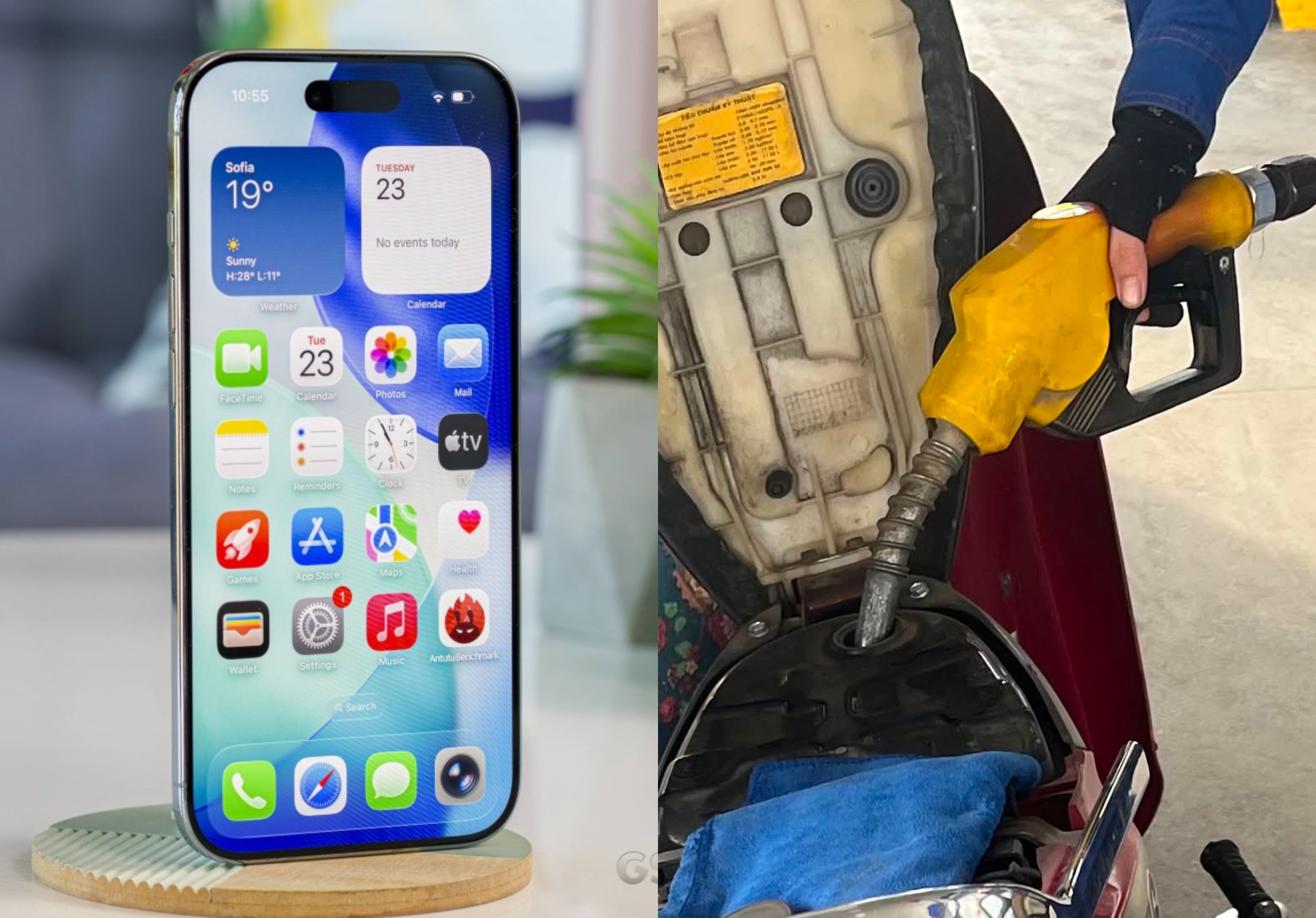 Gi&aacute; xăng dầu h&ocirc;m nay trưa 26/8: Xăng E5, E10 Tăng nhẹ sau 2 kỳ giảm vẫn rẻ, iPhone Air rẻ hơn iPhone 17