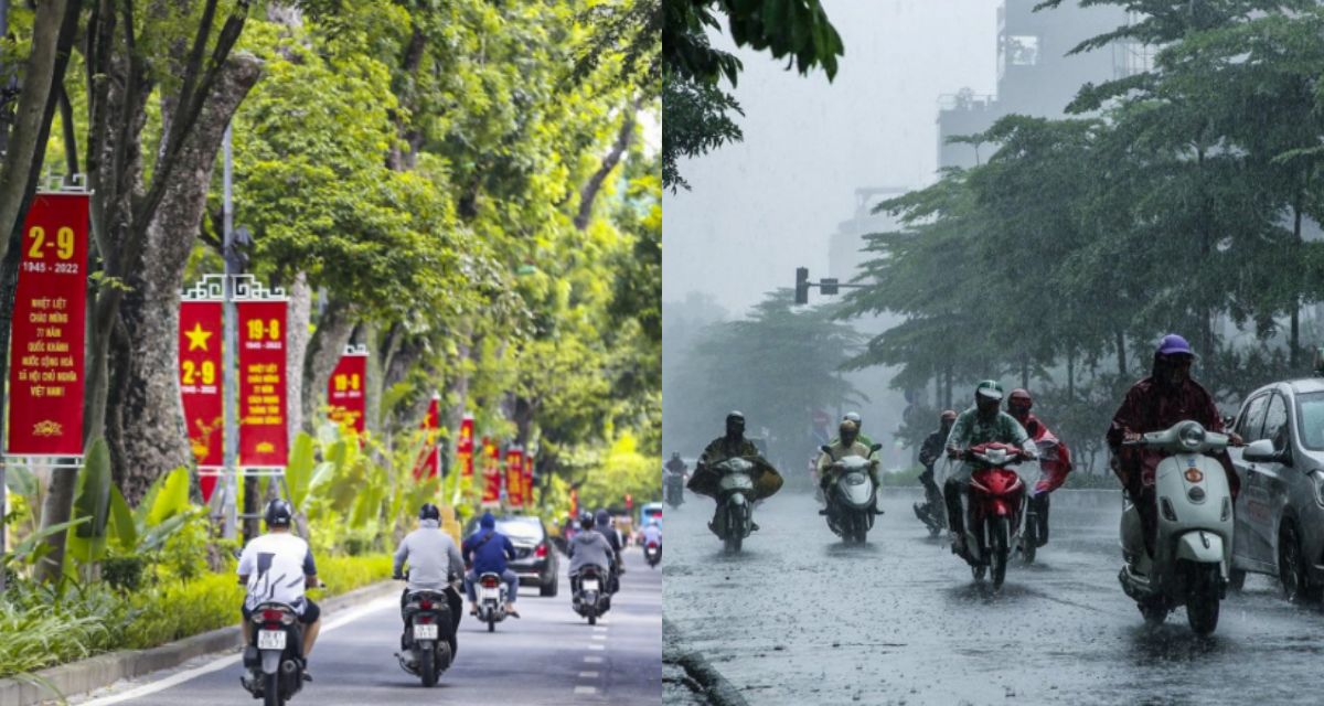 Chi tiết diễn biến thời tiết Miền Bắc v&agrave; H&agrave; Nội từ nay đến nghỉ lễ Quốc kh&aacute;nh 2/9