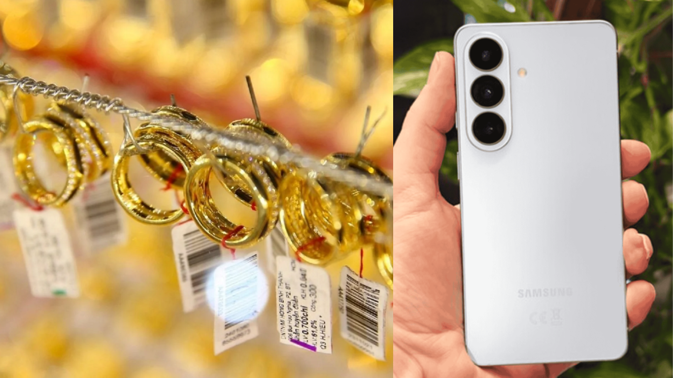 Gi&aacute; v&agrave;ng h&ocirc;m nay trưa 27/8 trồi sụt li&ecirc;n tục ở mốc cao, thế giới vượt mốc 4.600 USD, Samsung S26 Plus si&ecirc;u rẻ