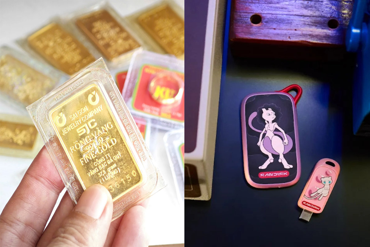 Gi&aacute; v&agrave;ng tối ng&agrave;y 27/8: V&agrave;ng SJC, v&agrave;ng nhẫn lao dốc, SanDisk ra mắt bộ nhớ chủ đề Pok&eacute;mon gi&aacute; ra sao?