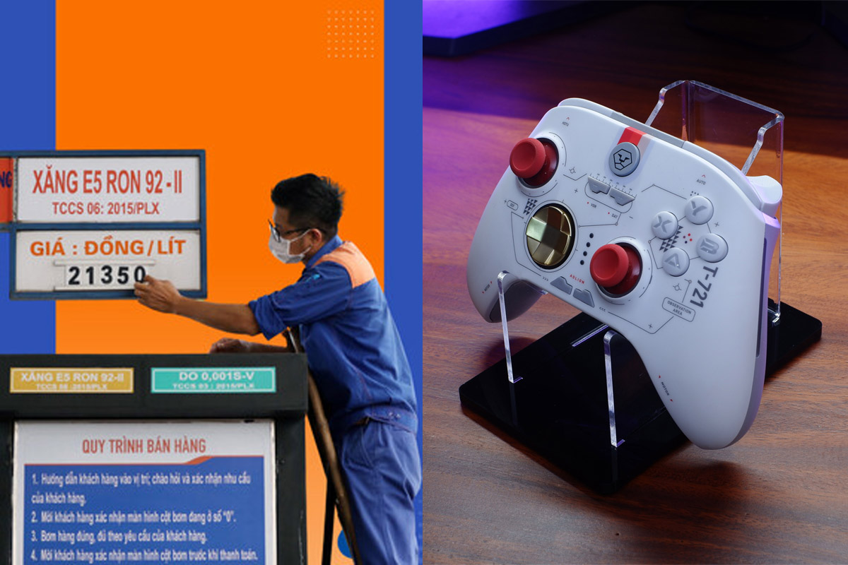 Gi&aacute; xăng dầu h&ocirc;m nay 28/8: Dầu diesel giảm s&acirc;u nhất kỳ mới, d&agrave;n tay cầm gaming gi&aacute; chưa tới 1 triệu đồng