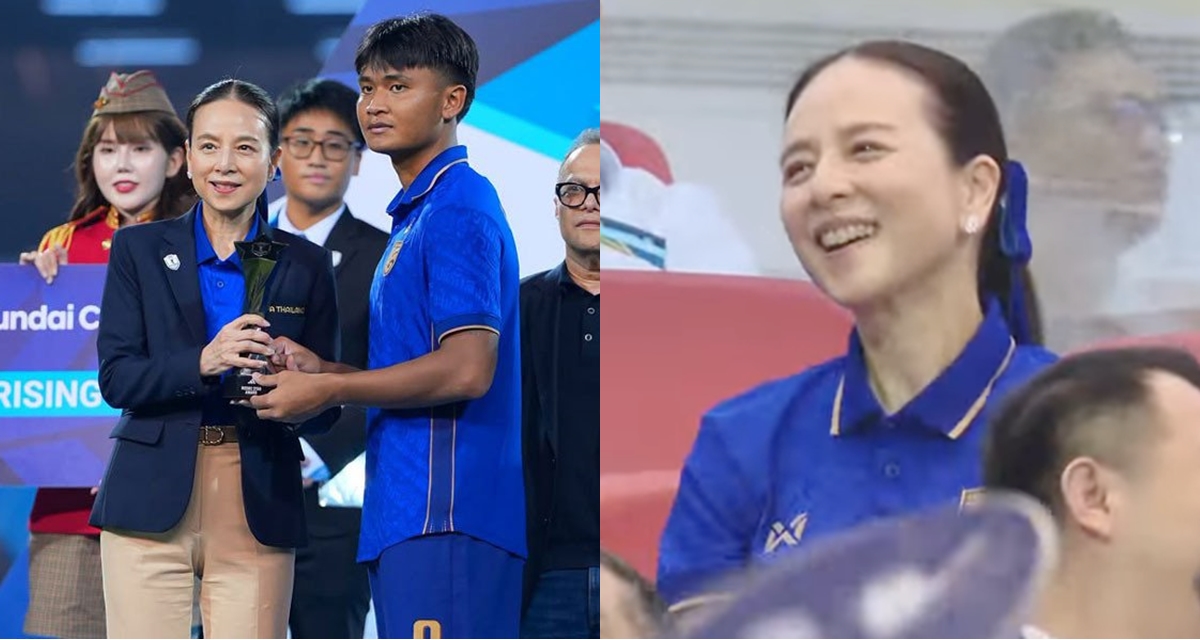 Madam Pang đau l&ograve;ng khi Th&aacute;i Lan nh&igrave;n Việt Nam l&ecirc;n ng&ocirc;i v&ocirc; địch, biểu cảm bất lực trong trận g&acirc;y sốt