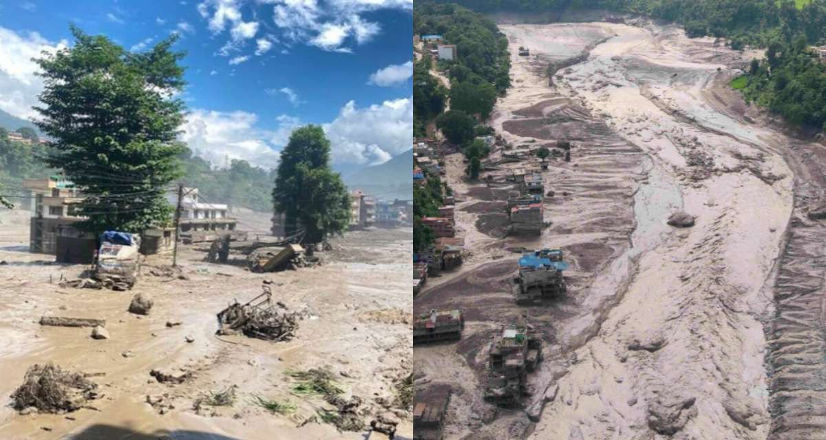 Tin mới vụ thảm họa lũ qu&eacute;t ở Nepal: H&agrave;ng trăm người chết v&agrave; mất t&iacute;ch, nguy cơ lũ mới r&igrave;nh rập