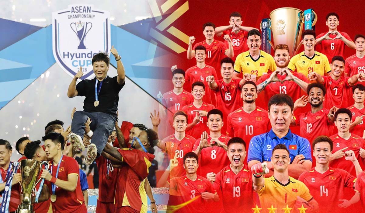 Vượt kh&oacute; trước Th&aacute;i Lan, ĐT Việt Nam nhận \'mưa tiền thưởng\' sau chức v&ocirc; địch AFF Cup 2026