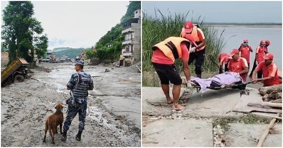 T&igrave;m thấy 7 thi thể nghi l&agrave; nạn nh&acirc;n thảm họa lũ qu&eacute;t ở Nepal bị cuốn 70km sang Ấn Độ