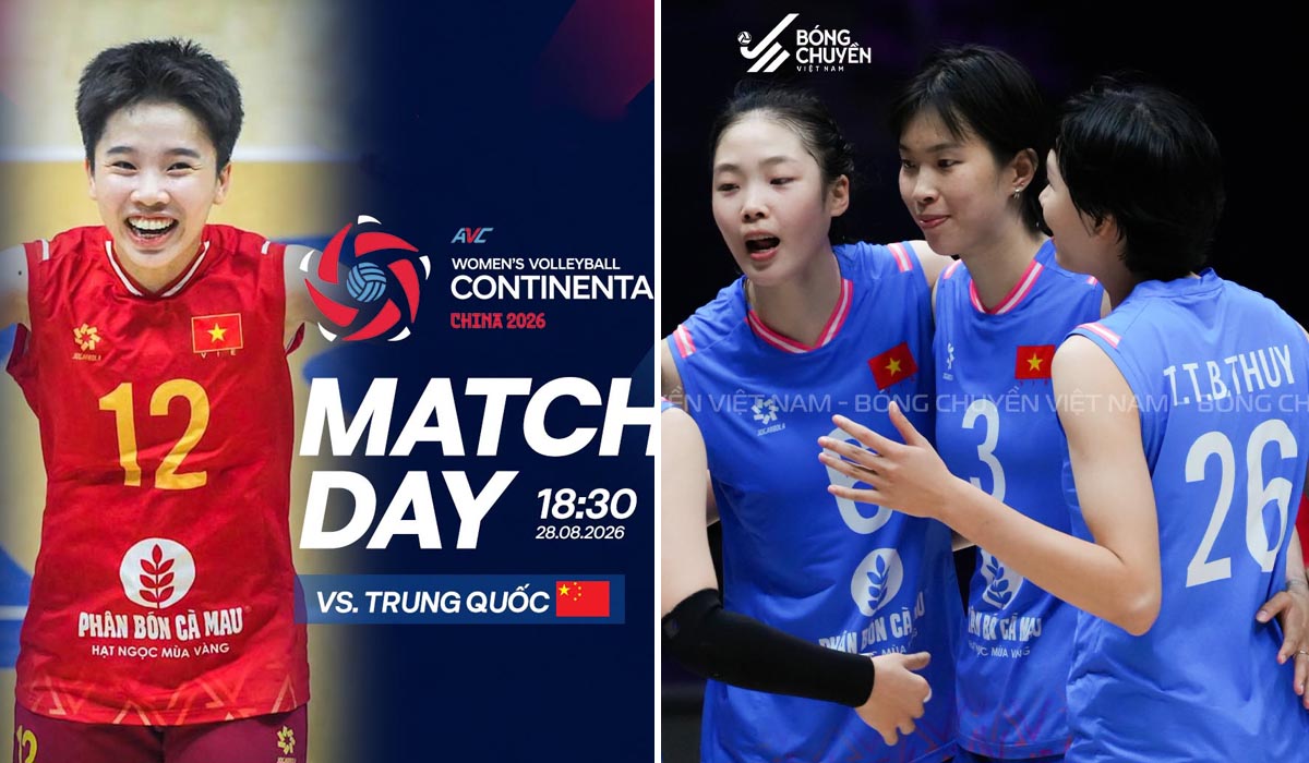 Link xem trực tiếp b&oacute;ng chuyền nữ Việt Nam vs Trung Quốc h&ocirc;m nay 28/8 - Trực tiếp b&oacute;ng chuyền ch&acirc;u &Aacute; 2026