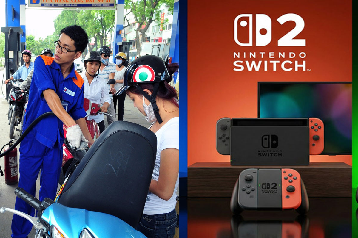 Gi&aacute; xăng dầu trưa 30/8: Xăng RON92 l&ugrave;i s&aacute;t mốc 21.000 đồng, m&aacute;y chơi game Nintendo Switch gi&aacute; rẻ b&egrave;o