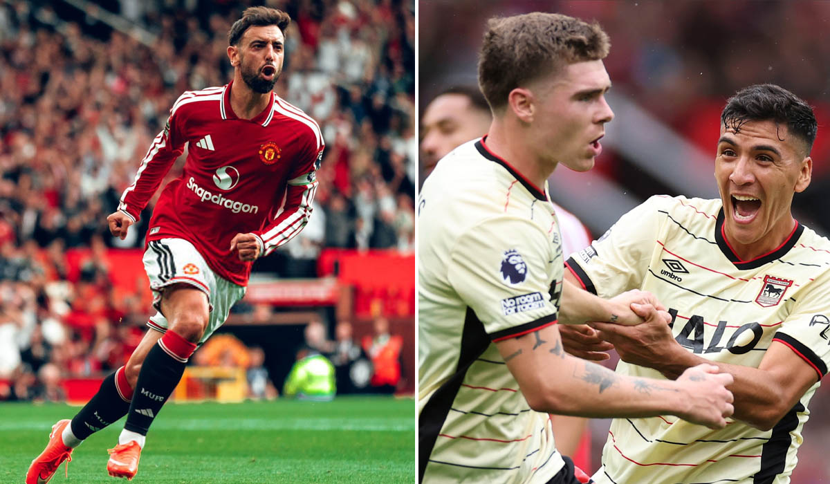 Kết quả, tỷ số MU vs Ipswich h&ocirc;m nay 30/8 - Ngoại hạng Anh: Bruno Fernandes rực s&aacute;ng, Quỷ Đỏ to&aacute;t mồ h&ocirc;i