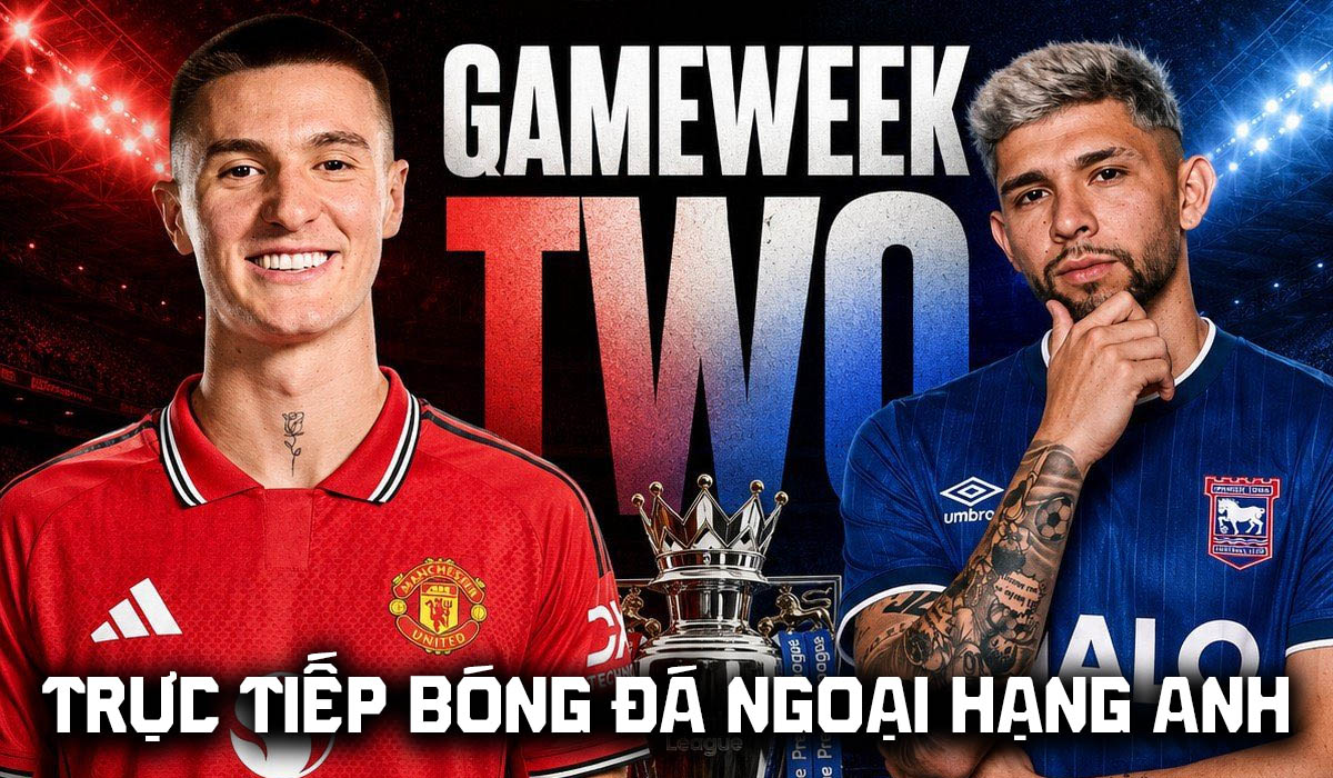 FPT trực tiếp b&oacute;ng đ&aacute; Man Utd vs Ipswich Town 22h30 ng&agrave;y 30/8 - Link xem trực tiếp Ngoại hạng Anh