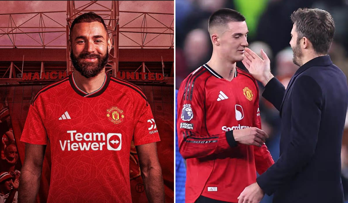 Gặp vấn đề với Sesko, Man United lập tức giải b&agrave;i to&aacute;n h&agrave;ng c&ocirc;ng với \'bom tấn 0 đồng\' Karim Benzema?