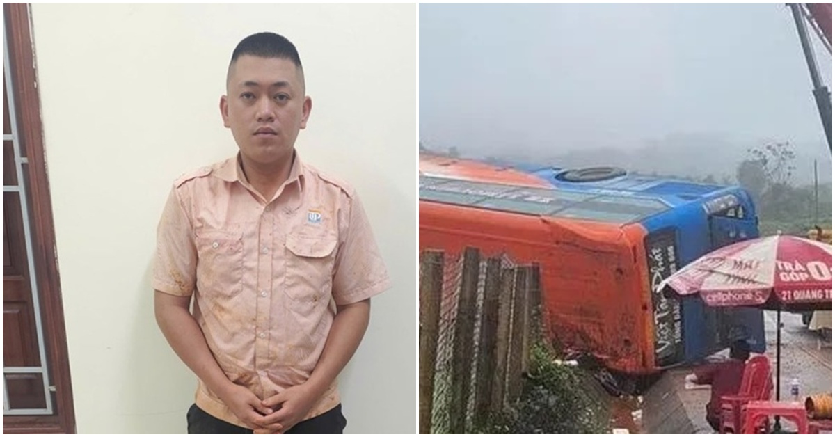 Vụ tai nạn lật xe kh&aacute;ch khiến 4 người tử vong v&agrave; nhiều người bị thương ở Gia Lai: Tạm giữ h&igrave;nh sự t&agrave;i xế