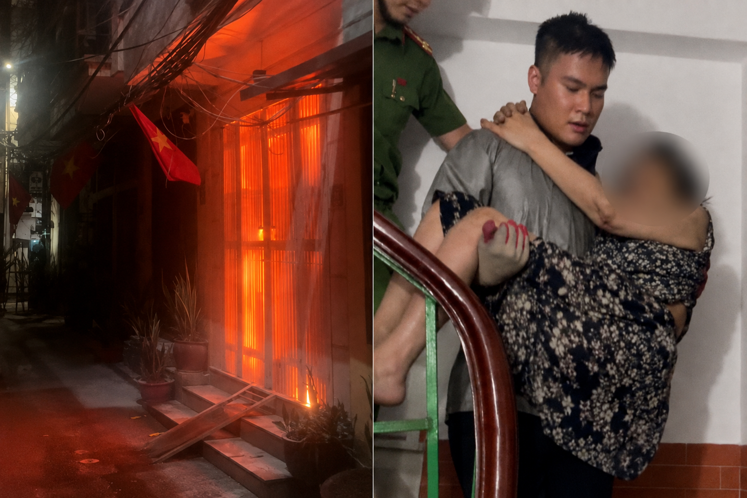 Vụ ch&aacute;y lớn rạng s&aacute;ng trong căn nh&agrave; c&oacute; 3 người ở H&agrave; Nội: Nơi bắt nguồn vụ ch&aacute;y v&agrave; t&igrave;nh h&igrave;nh nạn nh&acirc;n