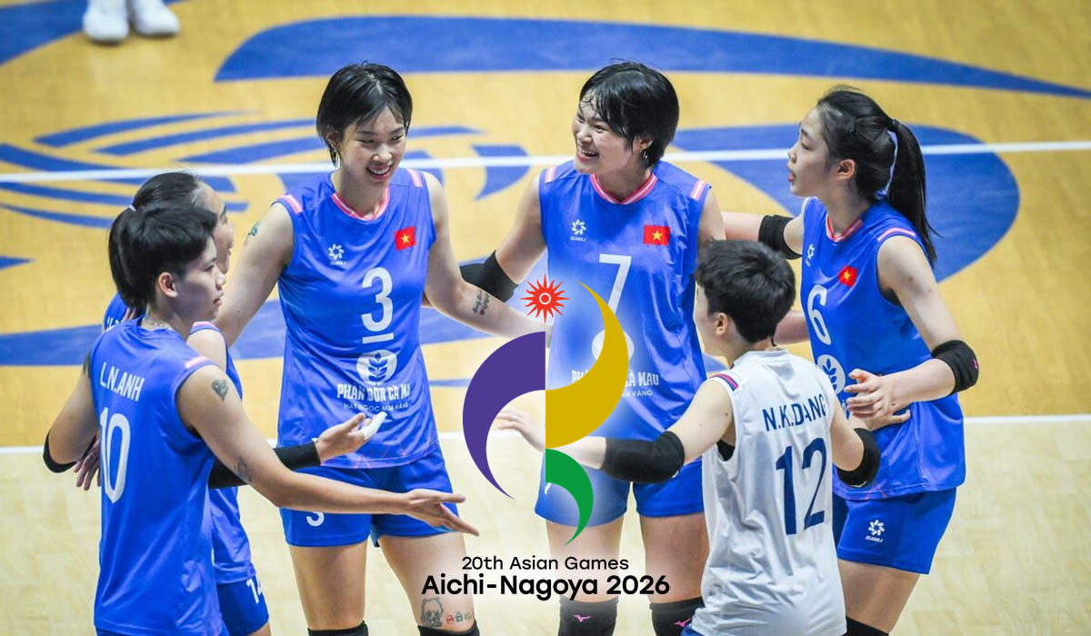 Lịch thi đấu b&oacute;ng chuyền nữ ASIAD 2026 mới nhất: Tuyển nữ Việt Nam đại chiến HongKong (TQ) khi n&agrave;o?