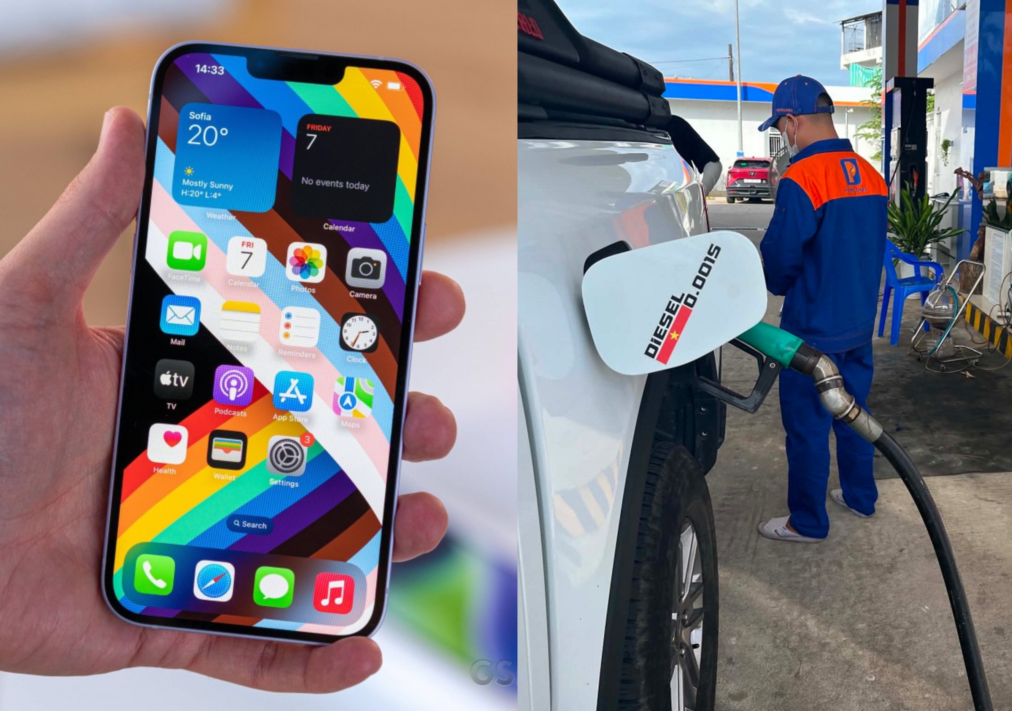 Gi&aacute; xăng h&ocirc;m nay 6/9: Xăng E5, E10 tăng gần 1000 đồng/l&iacute;t vẫn rẻ, iPhone 14 Plus vua m&agrave;n lớn gi&aacute; rẻ