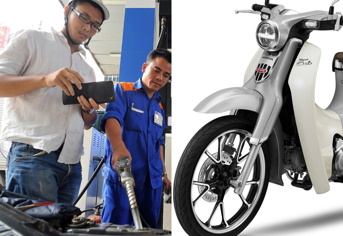 Gi&aacute; xăng dầu chiều nay 5/9: Xăng E10 RON95 v&agrave; E5 RON92 đ&atilde; \'bay m&agrave;u\' 8.000 đồng từ đỉnh, Honda Super Cub C125 2027 cực rẻ