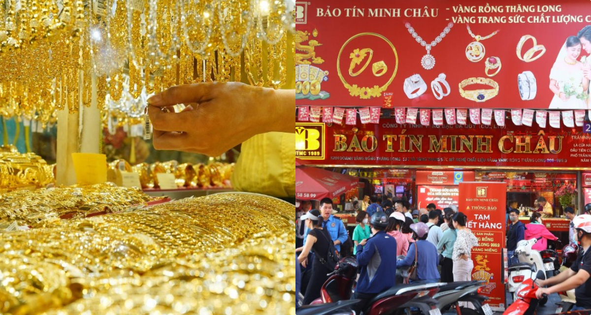 Bảng gi&aacute; v&agrave;ng h&ocirc;m nay tối 6/9: V&agrave;ng trong nước v&agrave; v&agrave;ng thế giới tr&aacute;i chiều, thị trường chờ t&iacute;n hiệu