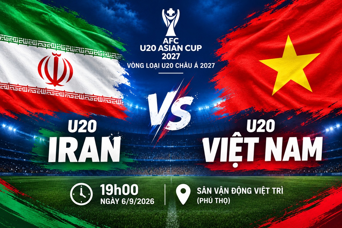 TV360 trực tiếp b&oacute;ng đ&aacute; U20 Việt Nam vs U20 Iran - Link xem trực tiếp V&ograve;ng loại U20 ch&acirc;u &Aacute; 2027