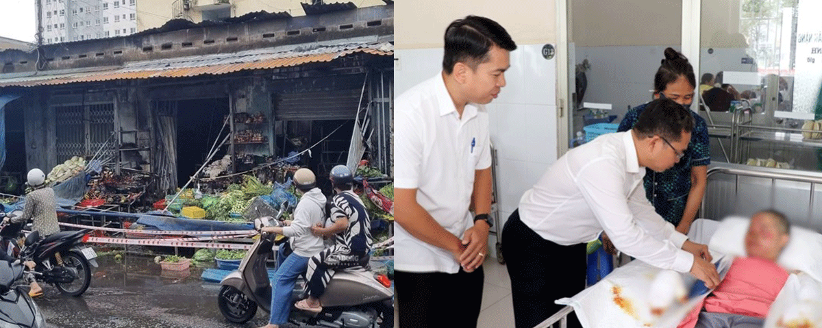 Vụ nghi ph&oacute;ng hỏa ki - ốt b&aacute;n rau khiến 2 người tử vong: Tin mới nhất về người con g&aacute;i bị bỏng nặng?