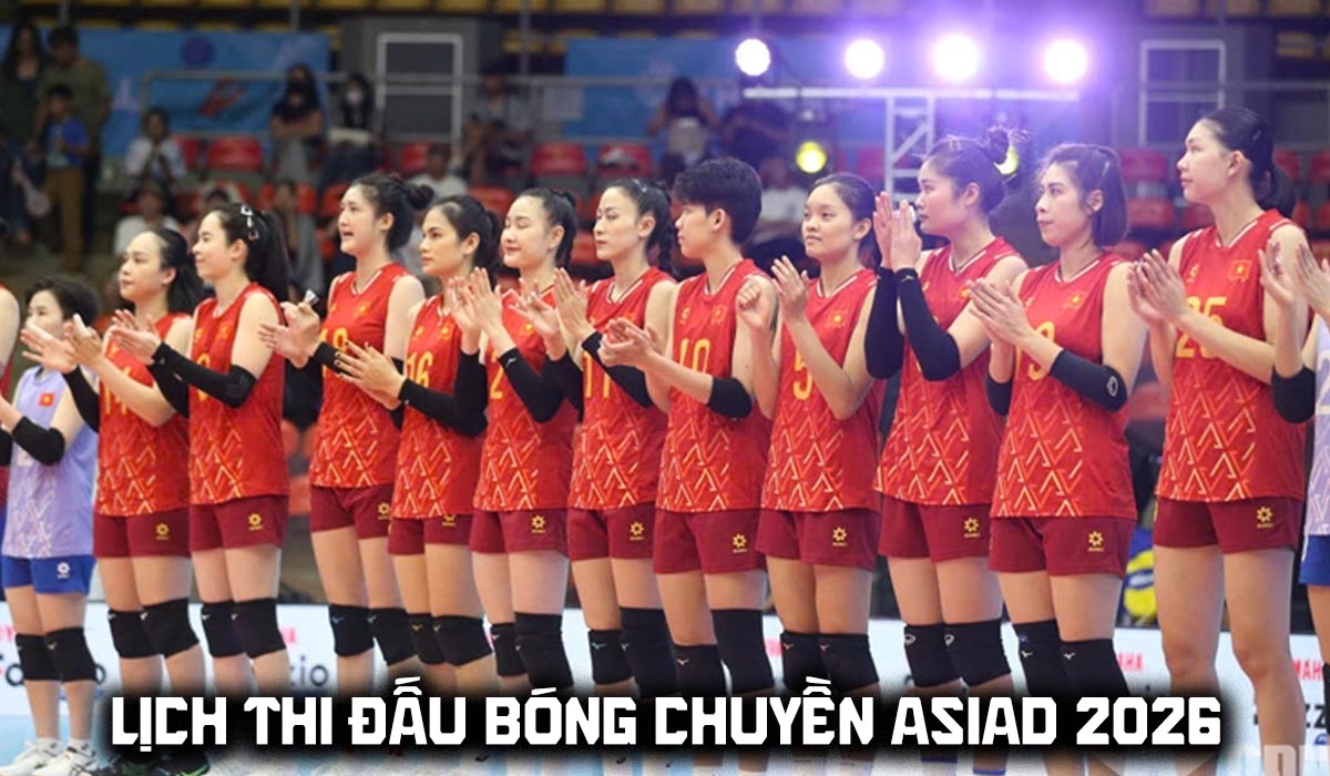 Lịch thi đấu b&oacute;ng chuyền nữ ASIAD 2026 mới nhất: Tuyển nữ Việt Nam đấu với Qatar khi n&agrave;o?