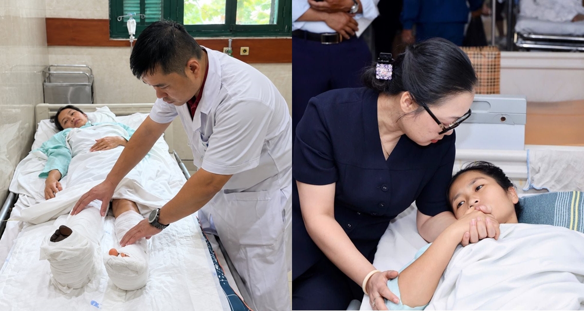 Ho&agrave;n cảnh đ&aacute;ng thương của c&ocirc; gi&aacute;o mầm non cứu học sinh bị xe tải c&aacute;n, Bộ GD-ĐT đ&atilde; đến thăm hỏi