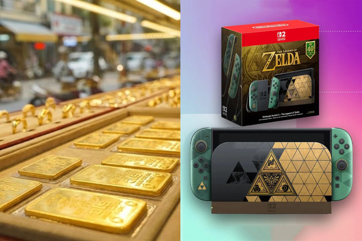 Gi&aacute; v&agrave;ng chiều 9/9: Tụt gi&aacute; giảm mạnh, Nintendo Switch 2 ra mắt phi&ecirc;n bản Zelda đặc biệt gi&aacute; c&oacute; rẻ?