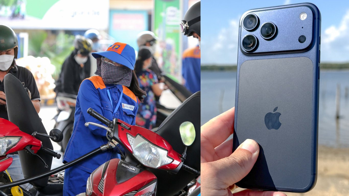 Gi&aacute; xăng dầu h&ocirc;m nay 11/9 tăng từ 510 - 1.258 đồng, c&oacute; loại gần 28.500 đồng, iPhone 17 Pro Max c&oacute; giảm?