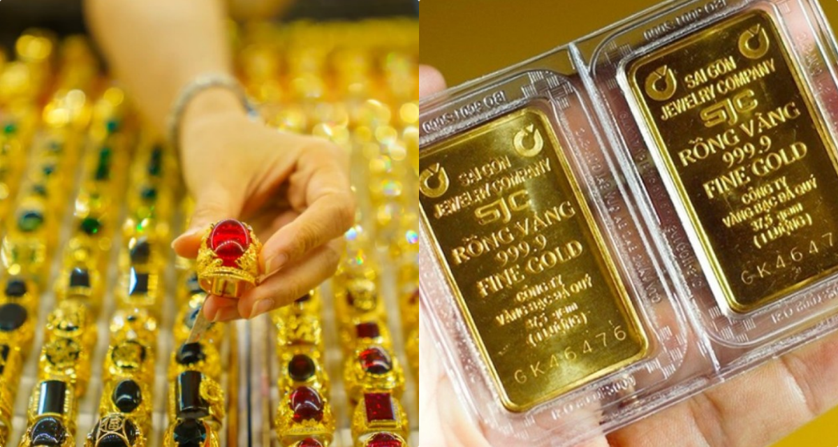 Bảng gi&aacute; v&agrave;ng h&ocirc;m nay 12/9: V&agrave;ng SJC v&agrave;ng nhẫn 9999 đổi gi&aacute; từng giờ, thị trường rẽ hướng kh&oacute; lường