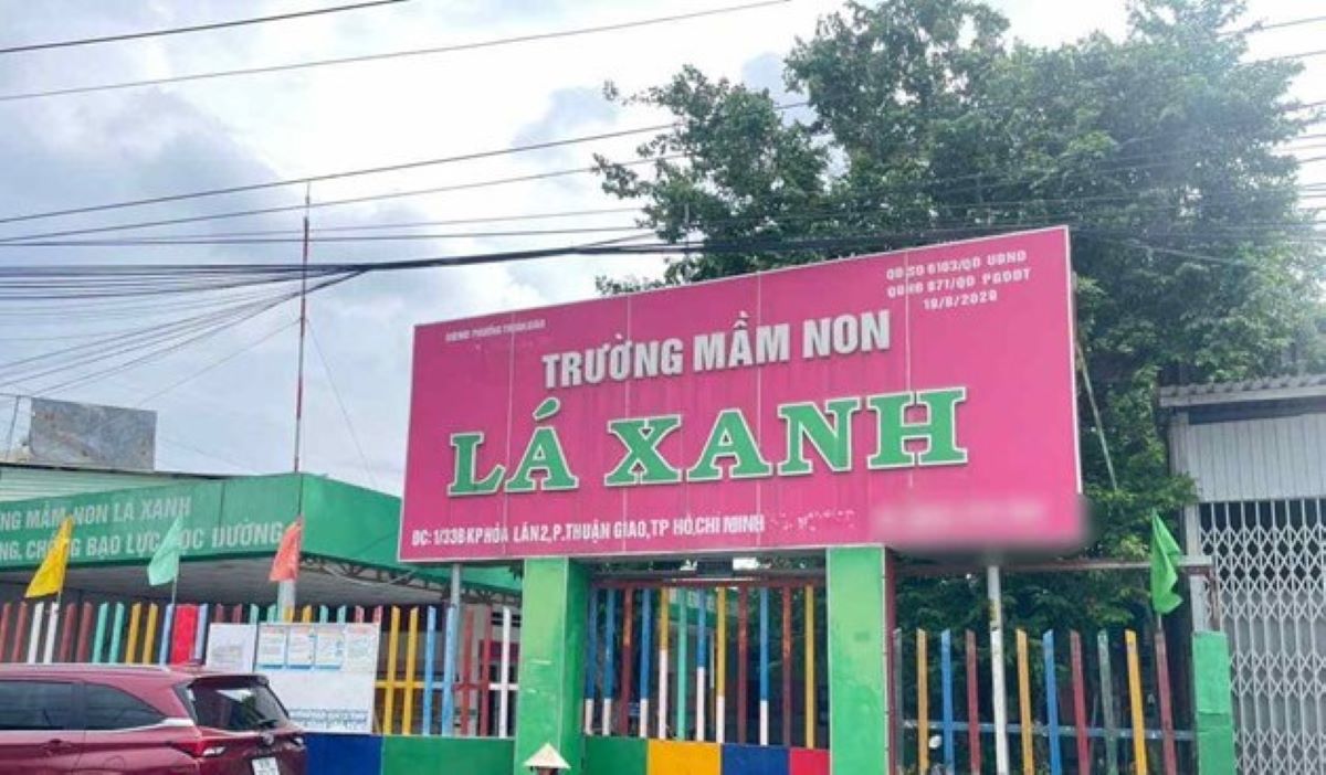 Sau vụ bảo mẫu bắn thun v&agrave;o ch&acirc;n trẻ, Trường mầm non L&aacute; Xanh c&oacute; động th&aacute;i mới